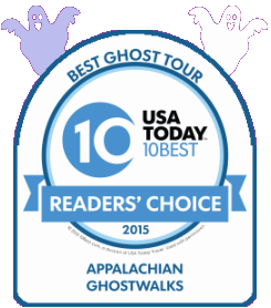 USA Today 10Best Readers Choice Award Appalachian GhostWalks
